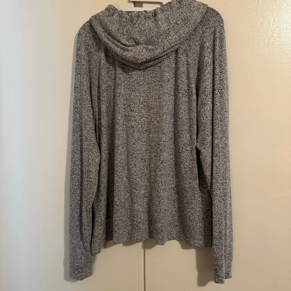 NWOT Pink Brand lightweight thin soft hoodie w/rose gold color PINK 21inL x 46W - Picture 3 of 7